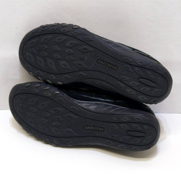 Skechers Breathe Easy SN22474 Womens 8.5 M Walking Running Shoes Relaxed Black - Picture 6 of 7